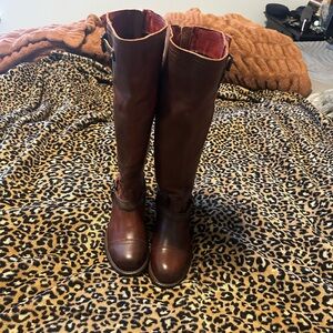 Freebird by Steven Dark Brown Leather Boots